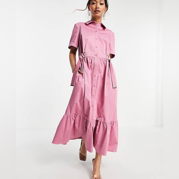 Ted Baker Luucii ruffle short sleeve dress - Picture 1 of 13